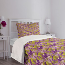 Botanical Leaves Bedspread Set