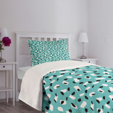 Quirky Brushstrokes Bedspread Set