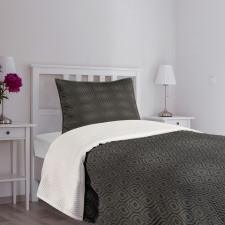 Floral Petals Dotted Frame Bedspread Set