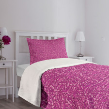 Peony Petals Bedspread Set