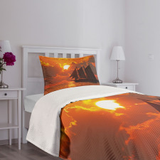 Sunset in Key Florida Bedspread Set