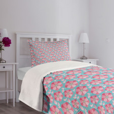 Abstract Petals Bedspread Set