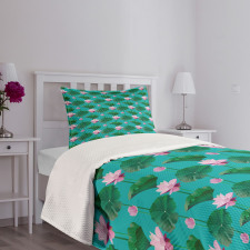 Lotus Leaves Bedspread Set