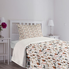 Zodiac Represented Bedspread Set