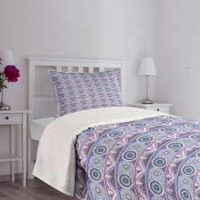 Circles Spots and Triangles Bedspread Set