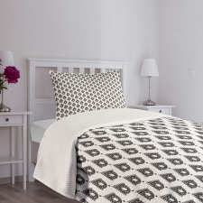 Drop Motif Influences Bedspread Set