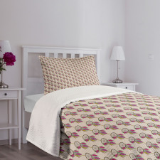 Floral Feathered Dreamcatcher Bedspread Set