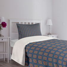 Talavera Squares and Flowers Bedspread Set