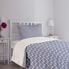 Curved Triangles and Stripes Bedspread Set