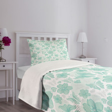 Spring Butterflies Bedspread Set