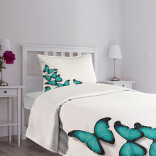 Sunny Butterflies Morphs Bedspread Set