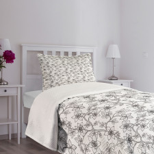 Graphic Branches Bedspread Set