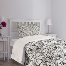 Cartoon Style Petals Bedspread Set