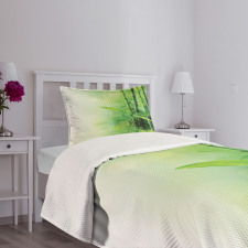 Spa Bamboos Trees Bedspread Set