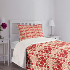 Passion Hearts Bedspread Set