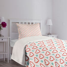 Love Keys Locks Bedspread Set