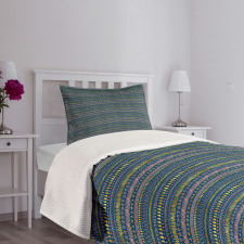 Zigzags Drops Spots Bedspread Set