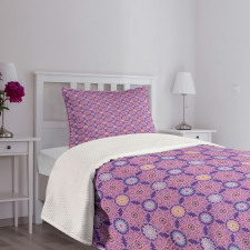 Oriental Feminine Flourishes Bedspread Set