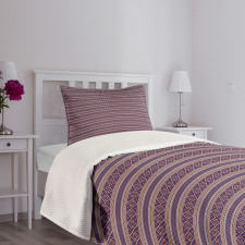 Zigzags V Shapes Geometric Bedspread Set