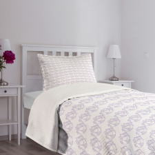 Drawings of Ornate Birdies Bedspread Set