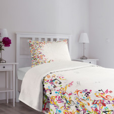 Colorful Festival Frame Bedspread Set