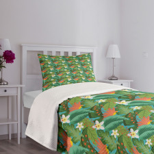 Close up Exotic Plantation Bedspread Set