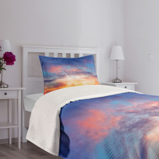 Sunset Cloudscape Sky Bedspread Set