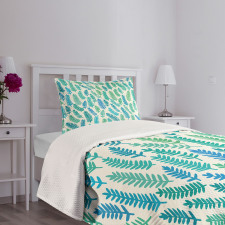 Branch Trees Summer Forest Bedspread Set