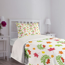 Colorful Simplistic Fall Bedspread Set