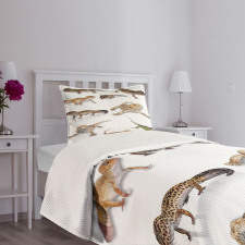 Primitive Reptile Bedspread Set