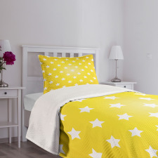 Vibrant Stars Fun Retro Bedspread Set