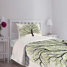 Lush Leaves Bedspread Set