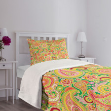 Colorful Vintage Bedspread Set