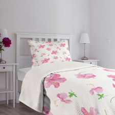 Floral Patterns Country Bedspread Set