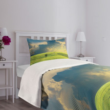 Summer Spring Rural Bedspread Set