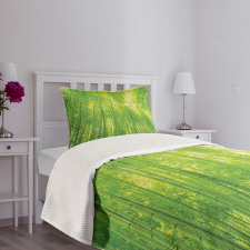 Exotic Wildlife Plants Bedspread Set