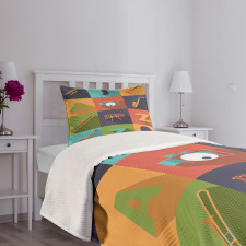 Jazz Equipment Music Bedspread Set