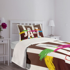 Jazz Performers Retro Bedspread Set