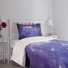 Milky Way Galaxy Stars Bedspread Set