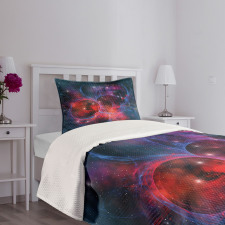 Milky Way Star Cluster Bedspread Set