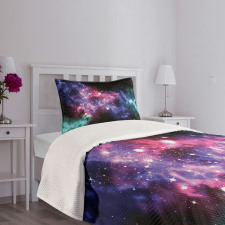 Dusty Gas Cloud Stars Bedspread Set