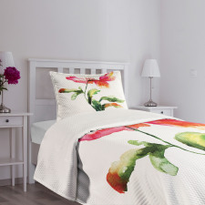 Flowering Poppy Bedspread Set