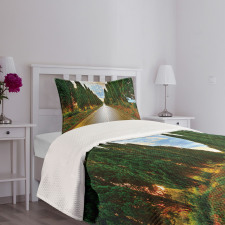 Europe Country Village Bedspread Set