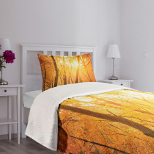 Autumn Forest Branches Bedspread Set