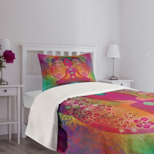 Mystic Chakra Ancient Theme Bedspread Set