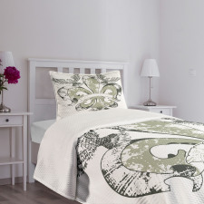 Eagle Emblem Victorian Bedspread Set