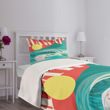 Hawaii Holiday Coast Bedspread Set