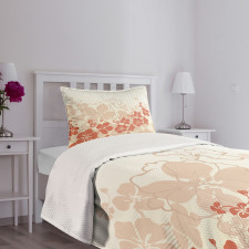 Hawaii Flowers Tropical Bedspread Set