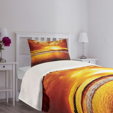 Colorful Sunset Summer Bedspread Set