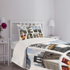 New York Collage Bedspread Set